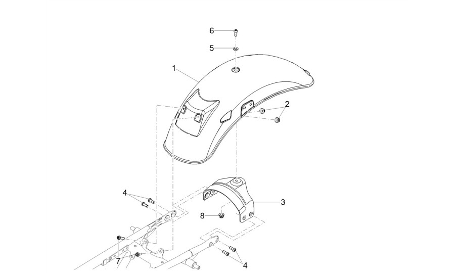 guardabarro posterior